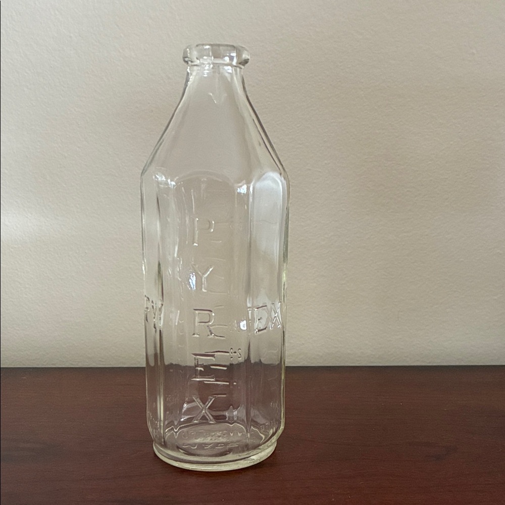1920’s Vintage Pyrex Baby Bottle with nipple.